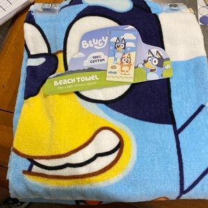 Bluey beach towel